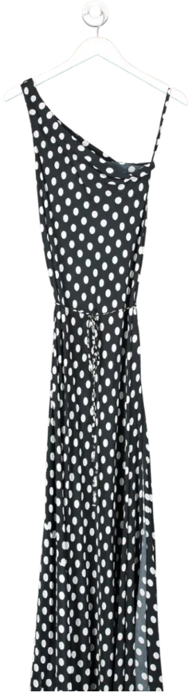 Alexandra Miro Black And White Polka Dot Maxi Dress UK XS