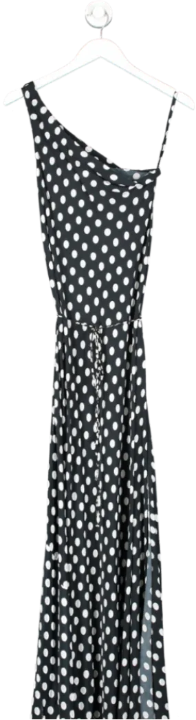 Alexandra Miro Black And White Polka Dot Maxi Dress UK XS