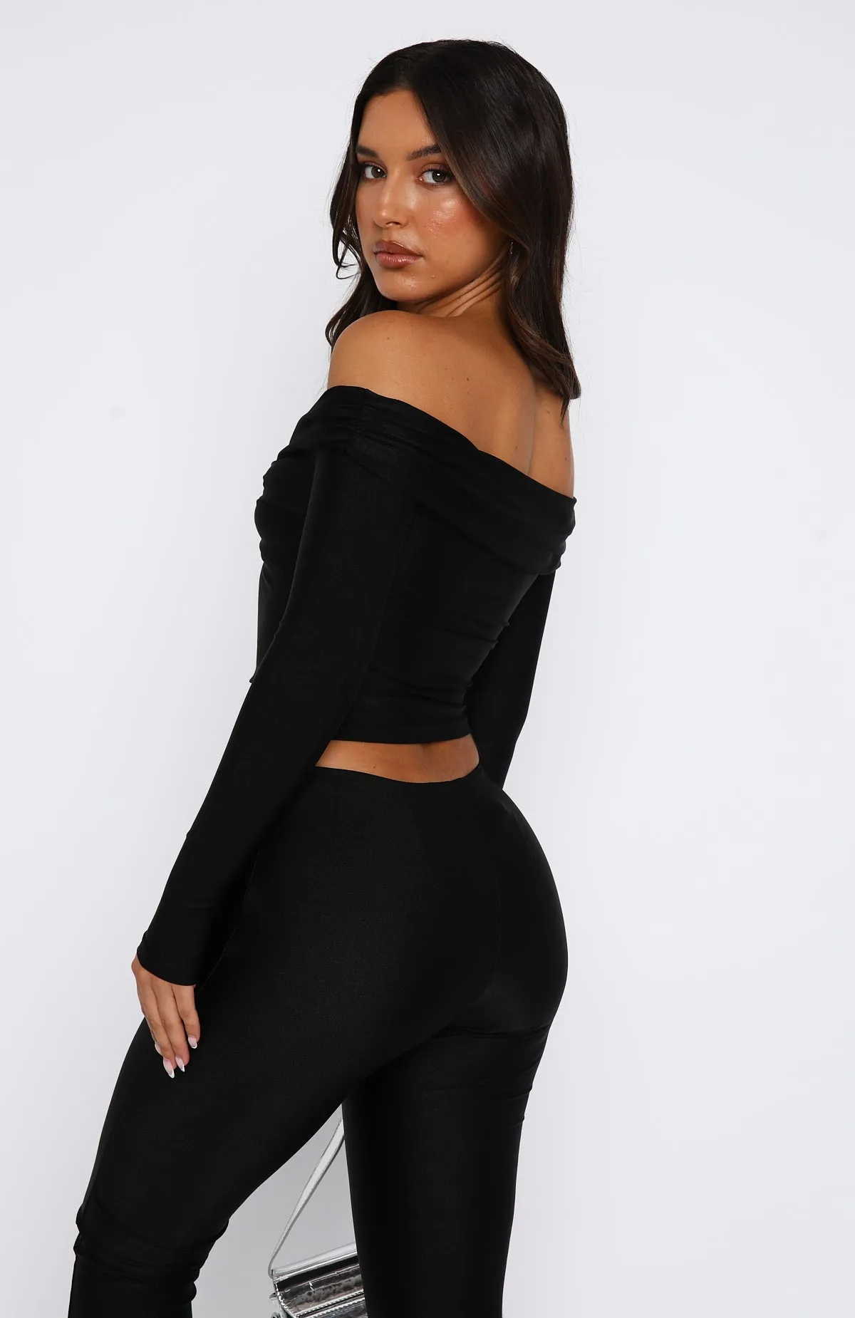 Bleeding Love Long Sleeve Top Black