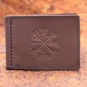 Deluxe Premium Leather Brown Vegvisir Wallet