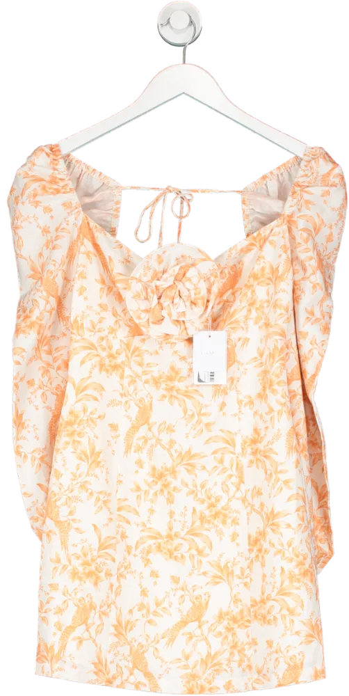 CAMI NYC Orange Swetha Dress UK XS