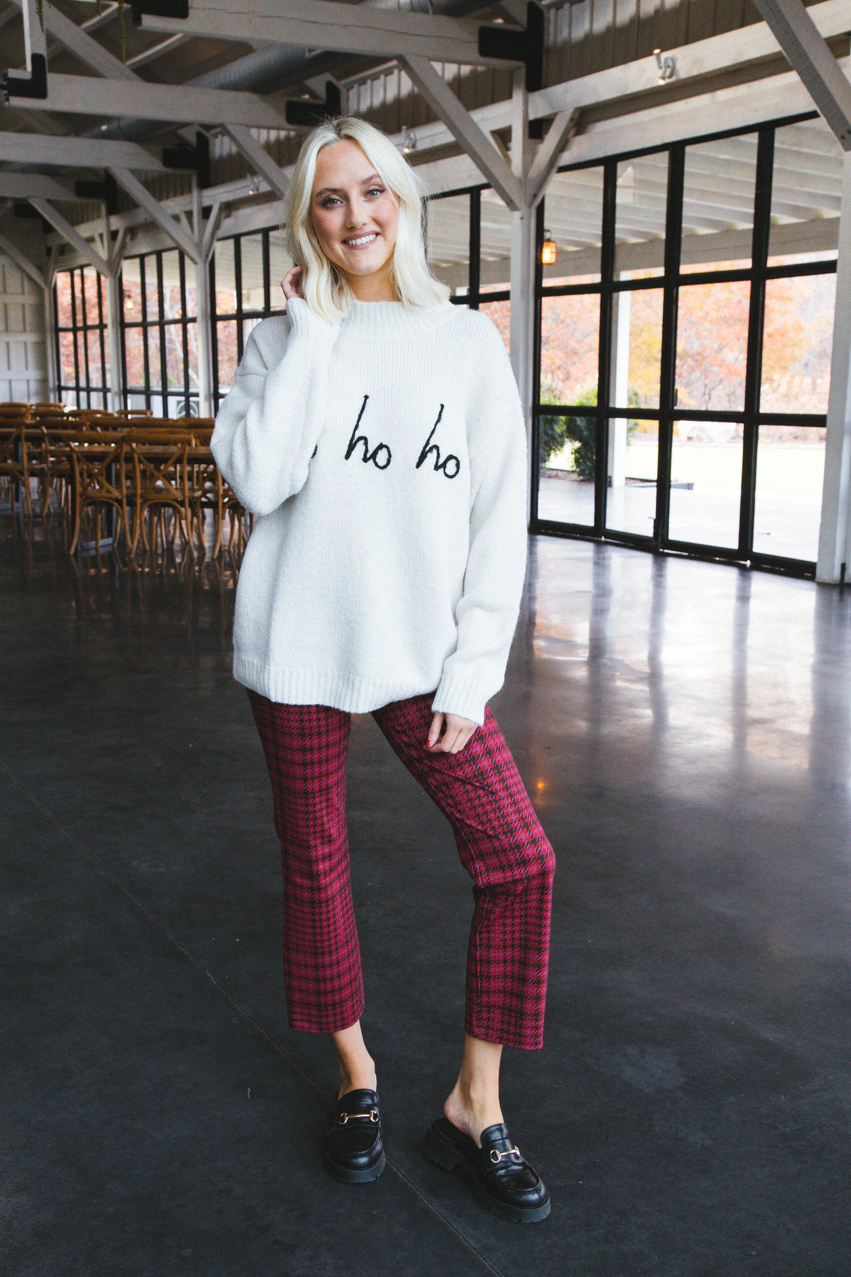 Carnaby Kick Crop Plaid Pant, Pink Glee | Sanctuary