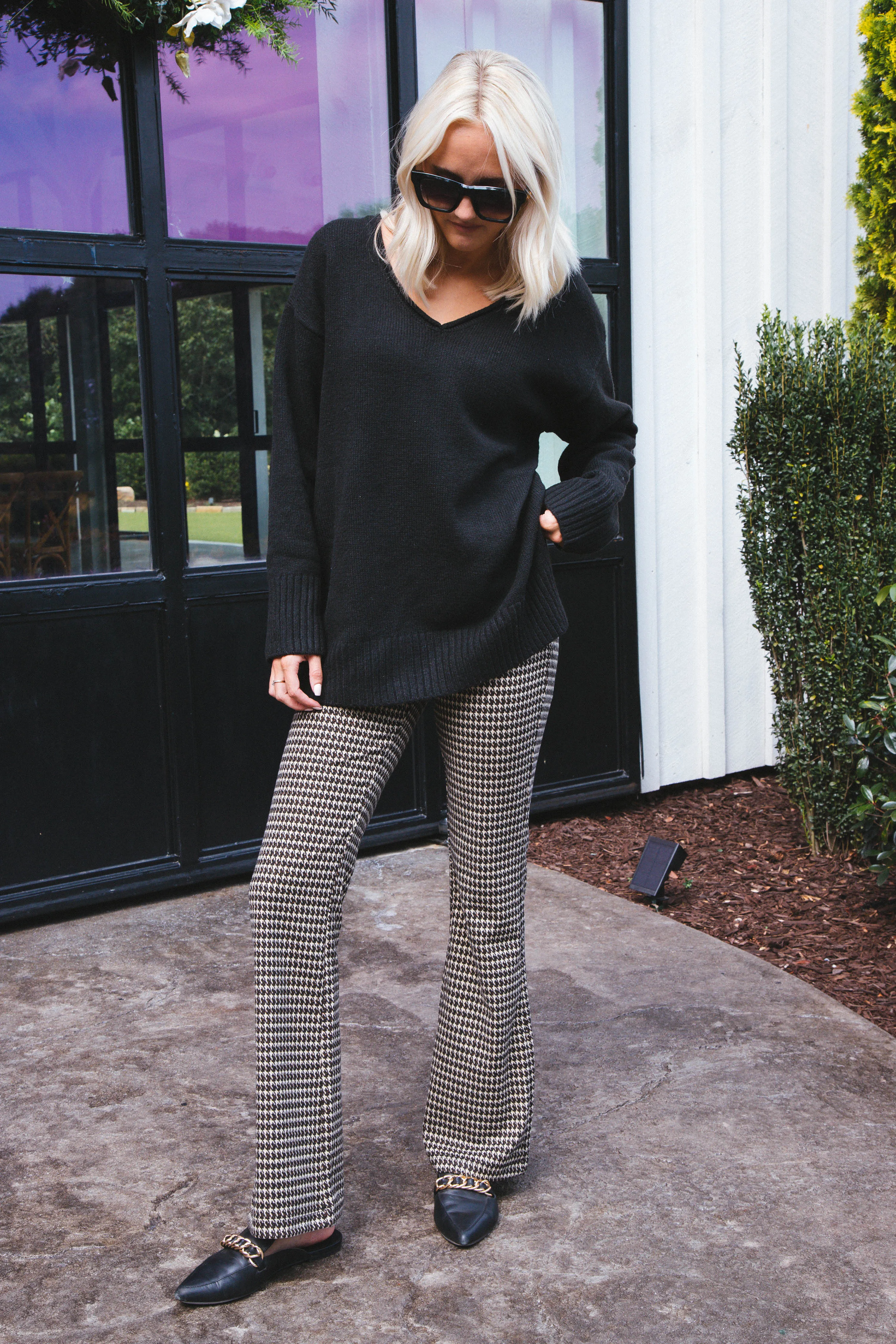 Casual Cozy V-Neck Sweater, Black | Sanctuary