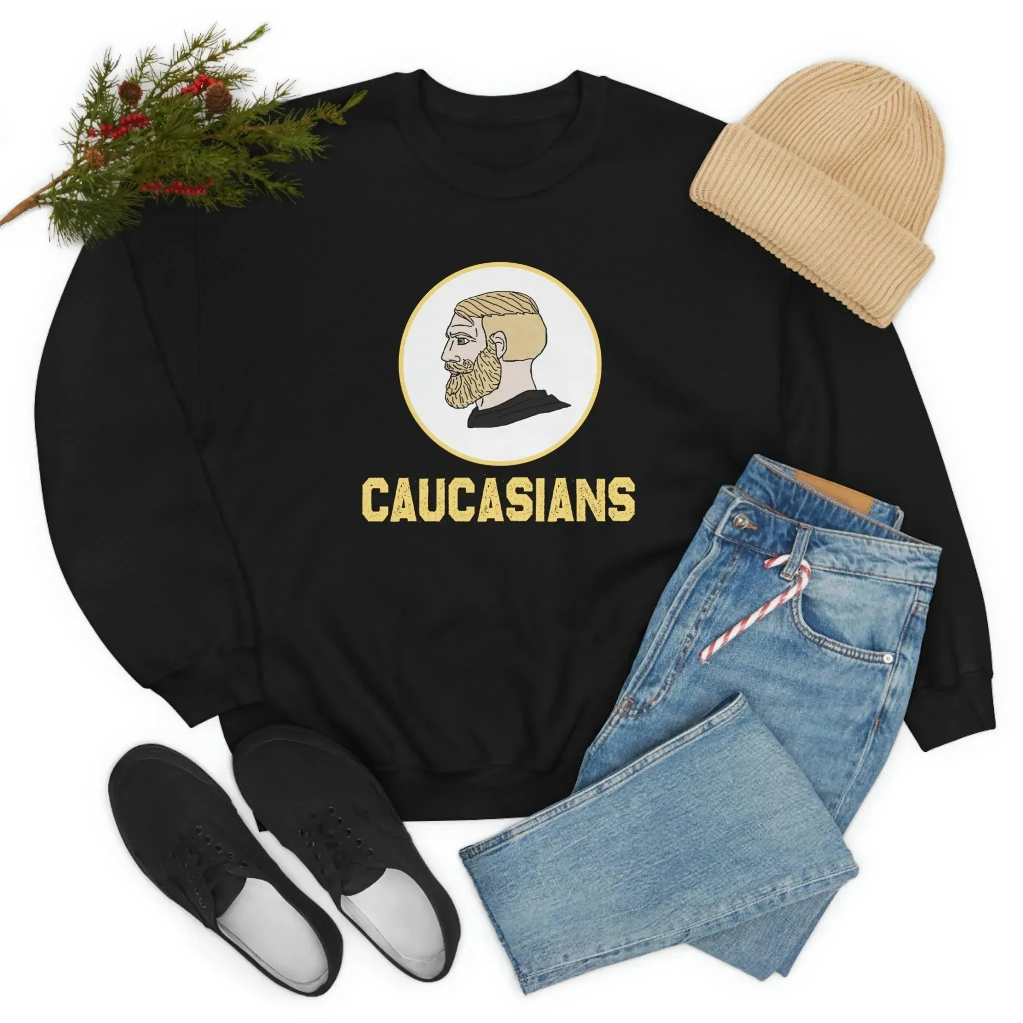 Caucasians Crewneck Sweatshirt