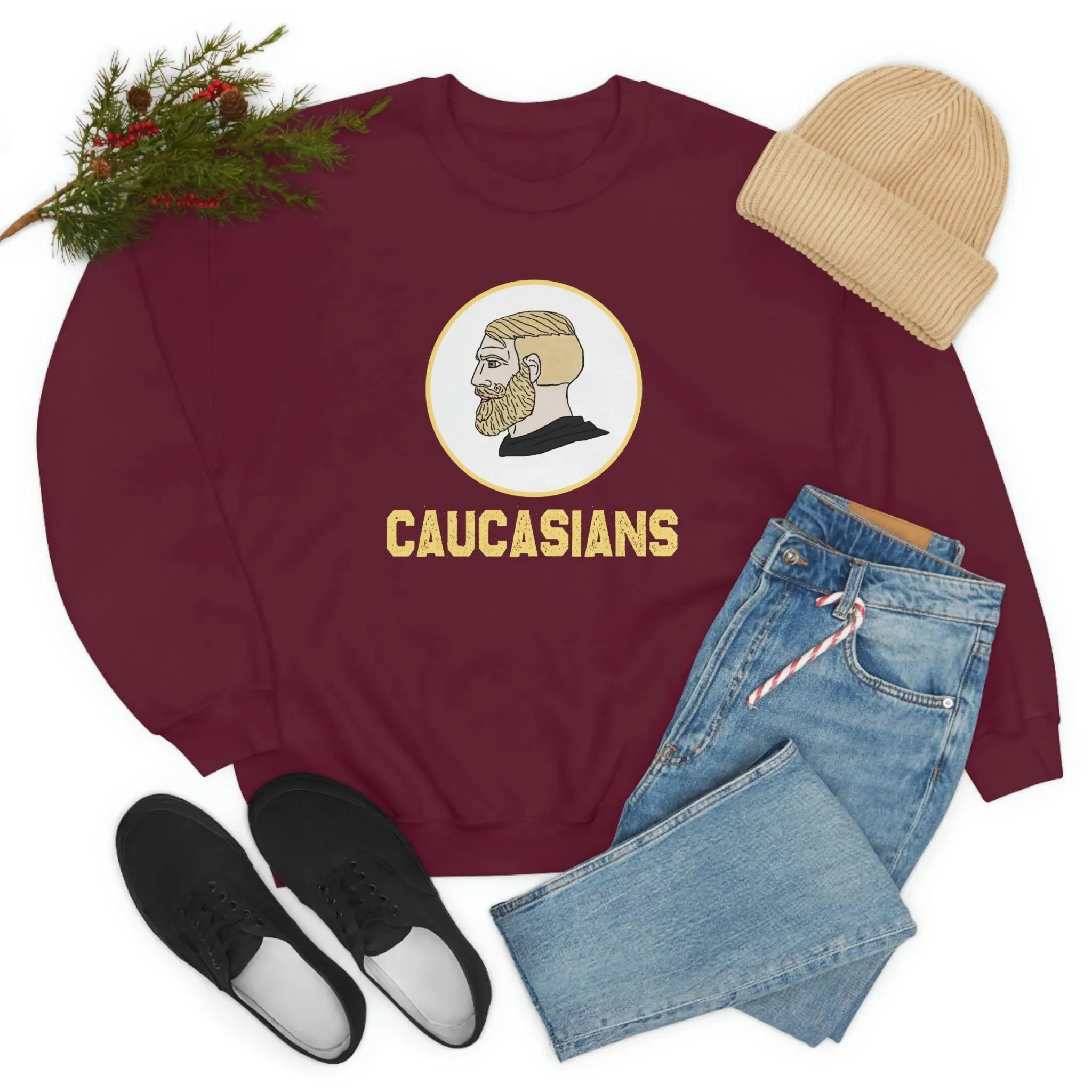 Caucasians Crewneck Sweatshirt