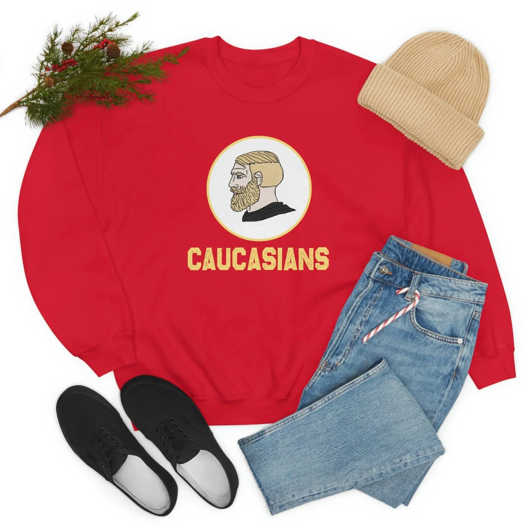 Caucasians Crewneck Sweatshirt