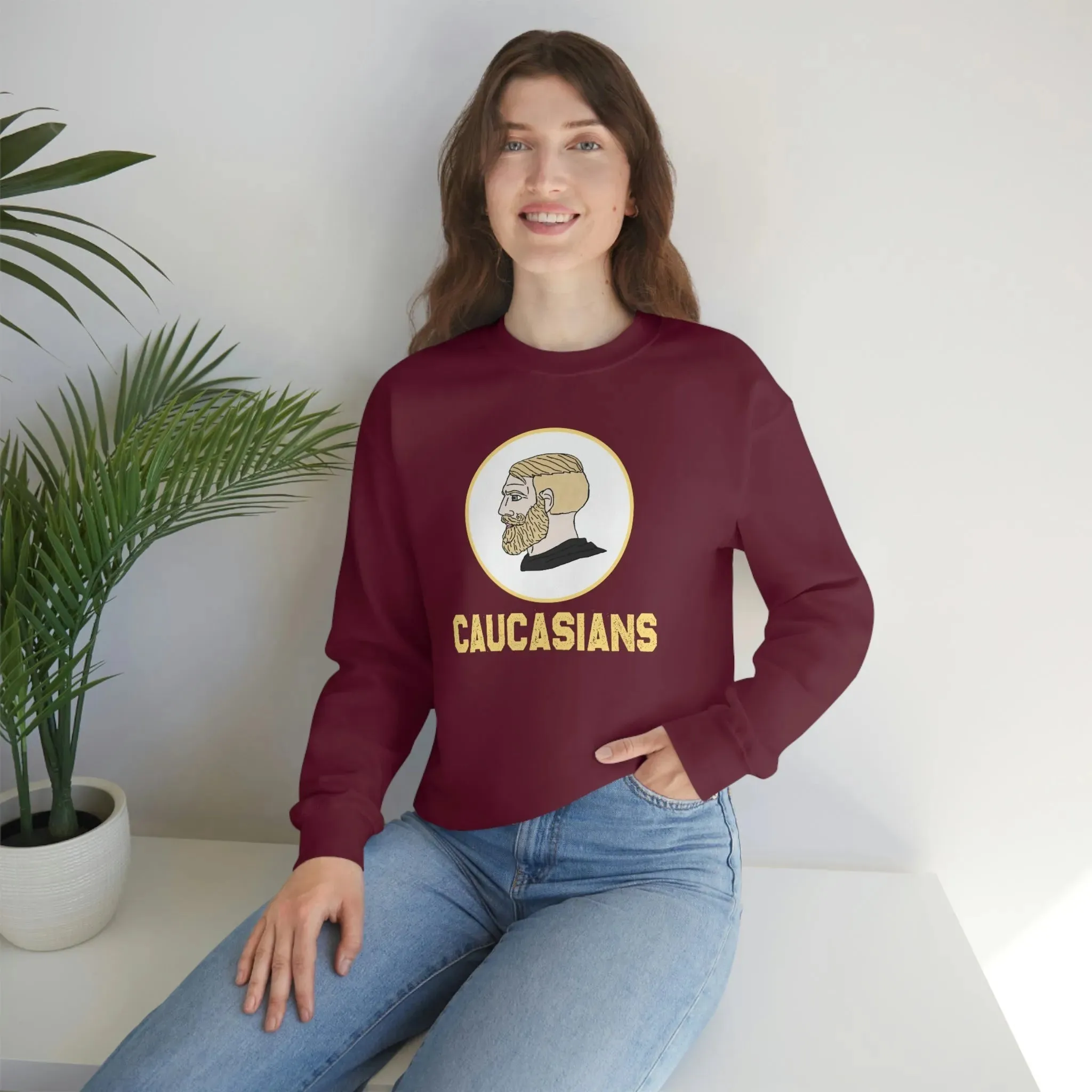 Caucasians Crewneck Sweatshirt