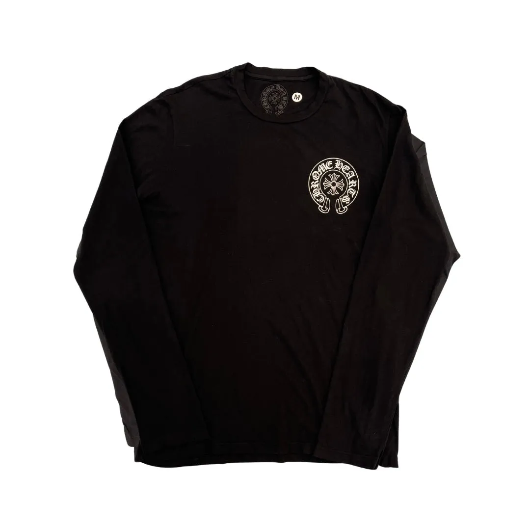 CHROME HEARTS MATTY BOY GREEN CHOMPER BLACK LONG SLEEVE