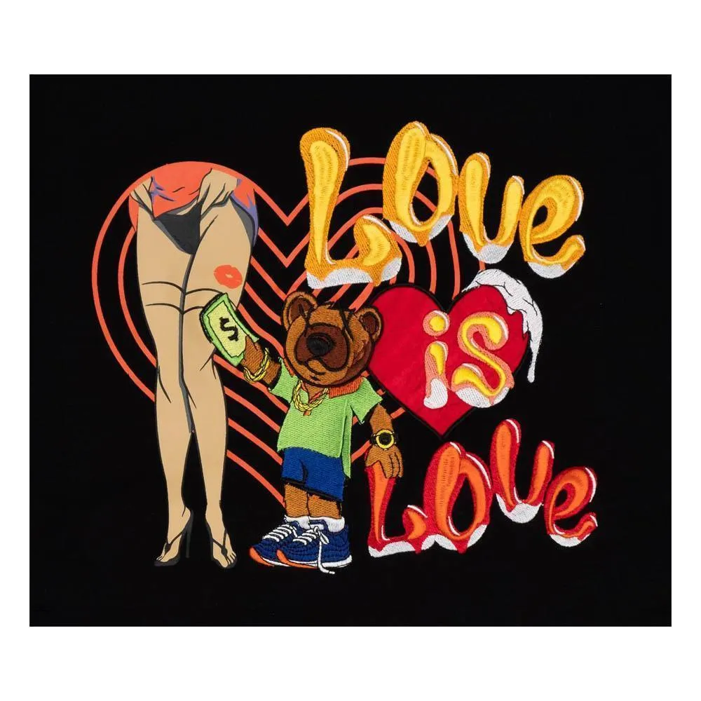 Civilized Clothing Brand Men Love is Love Crewneck Black