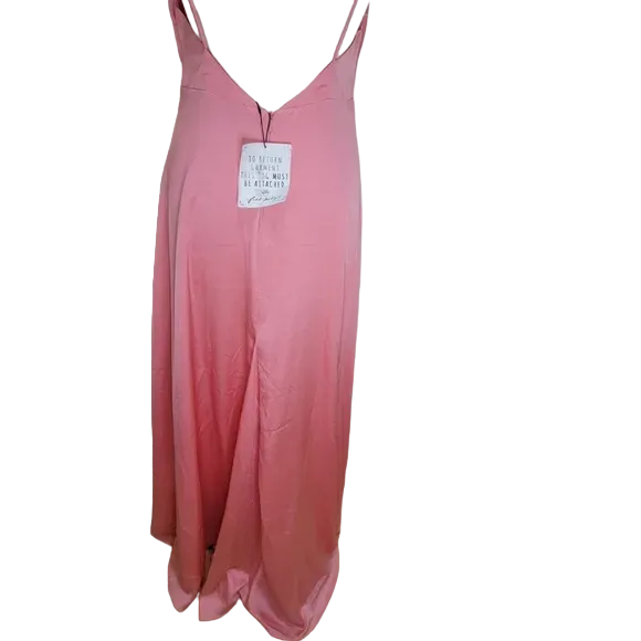 Fame And Partners Pink The Rosabel Maxi Dress UK 16