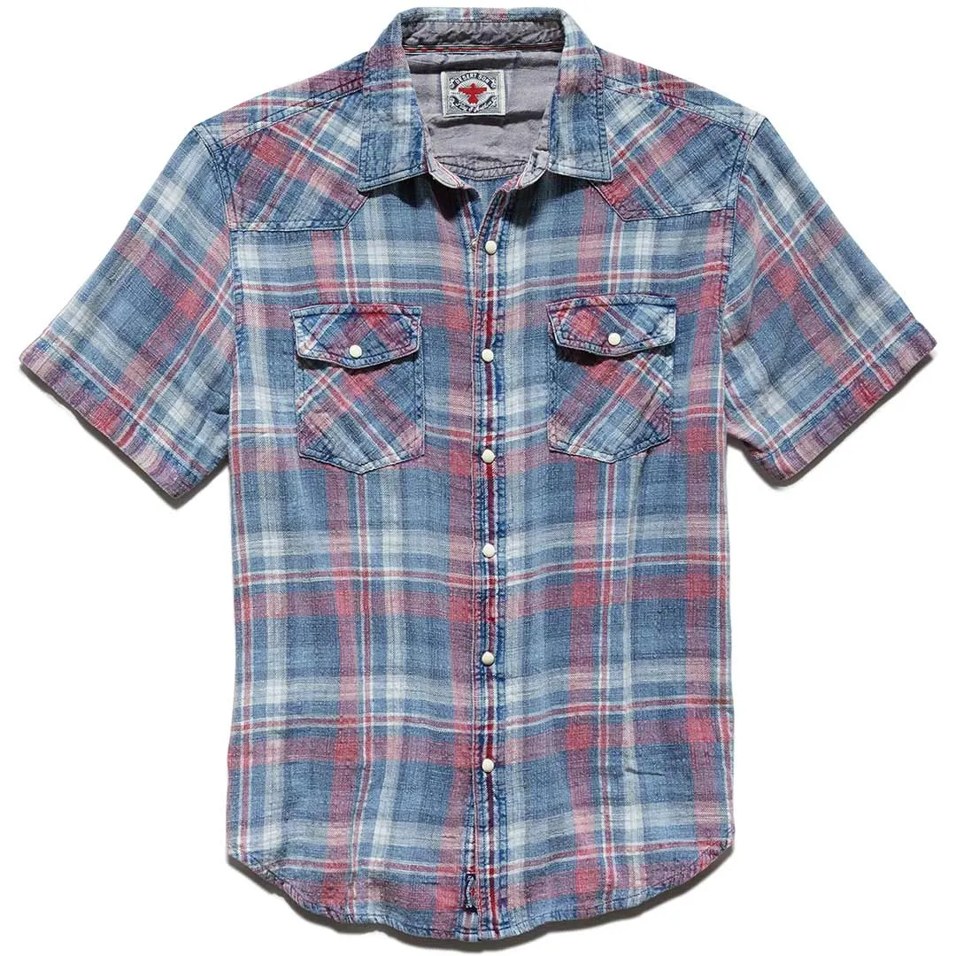 Flag & Anthem Men's Winchester Vintage Washed Plaid Snap Shirt