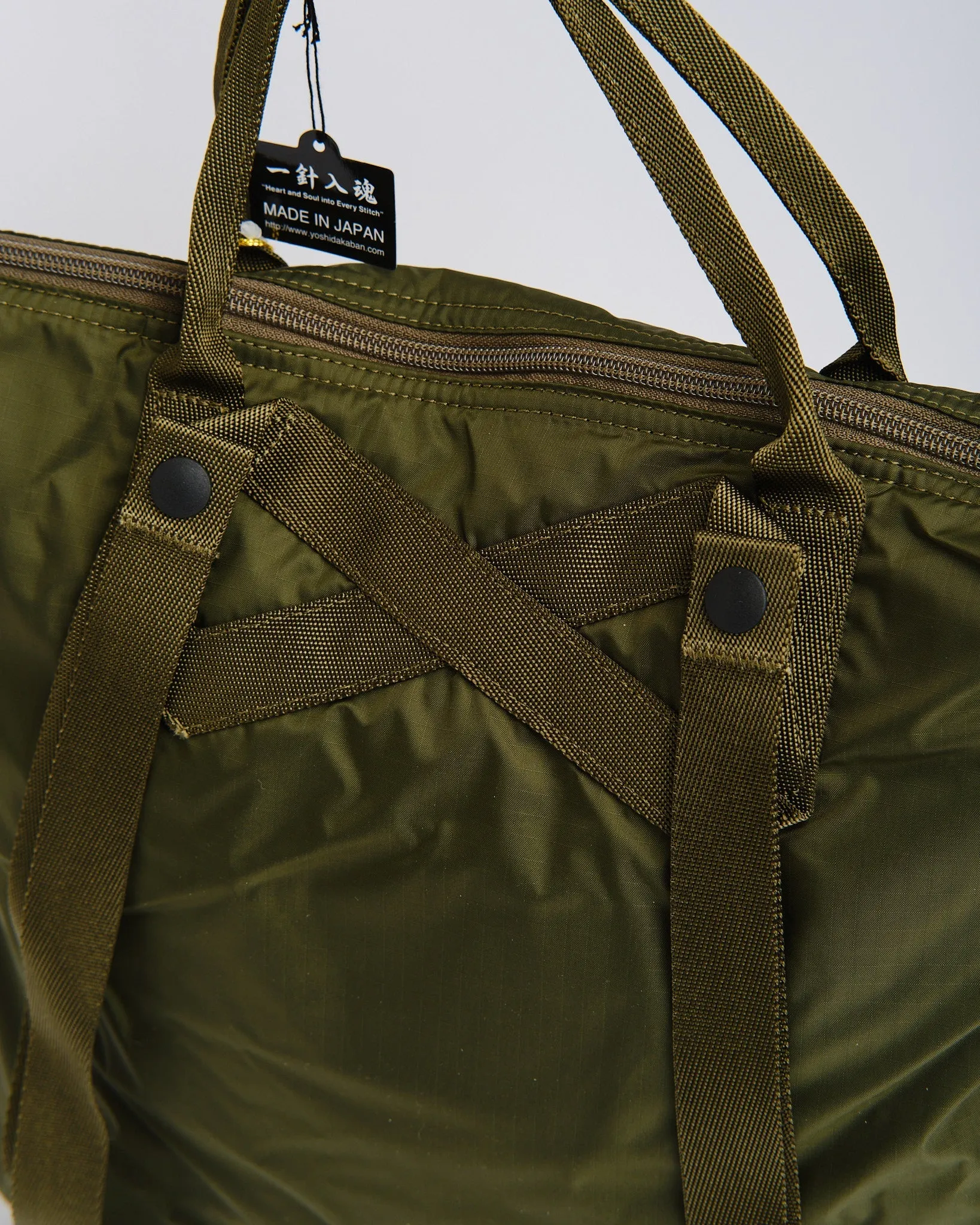 FLEX 2 WAY TOTE BAG OLIVE