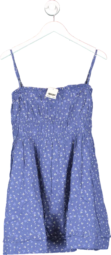 Free People Blue Gabby Mini Dress UK M