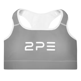 Gray Padded Sports Bra