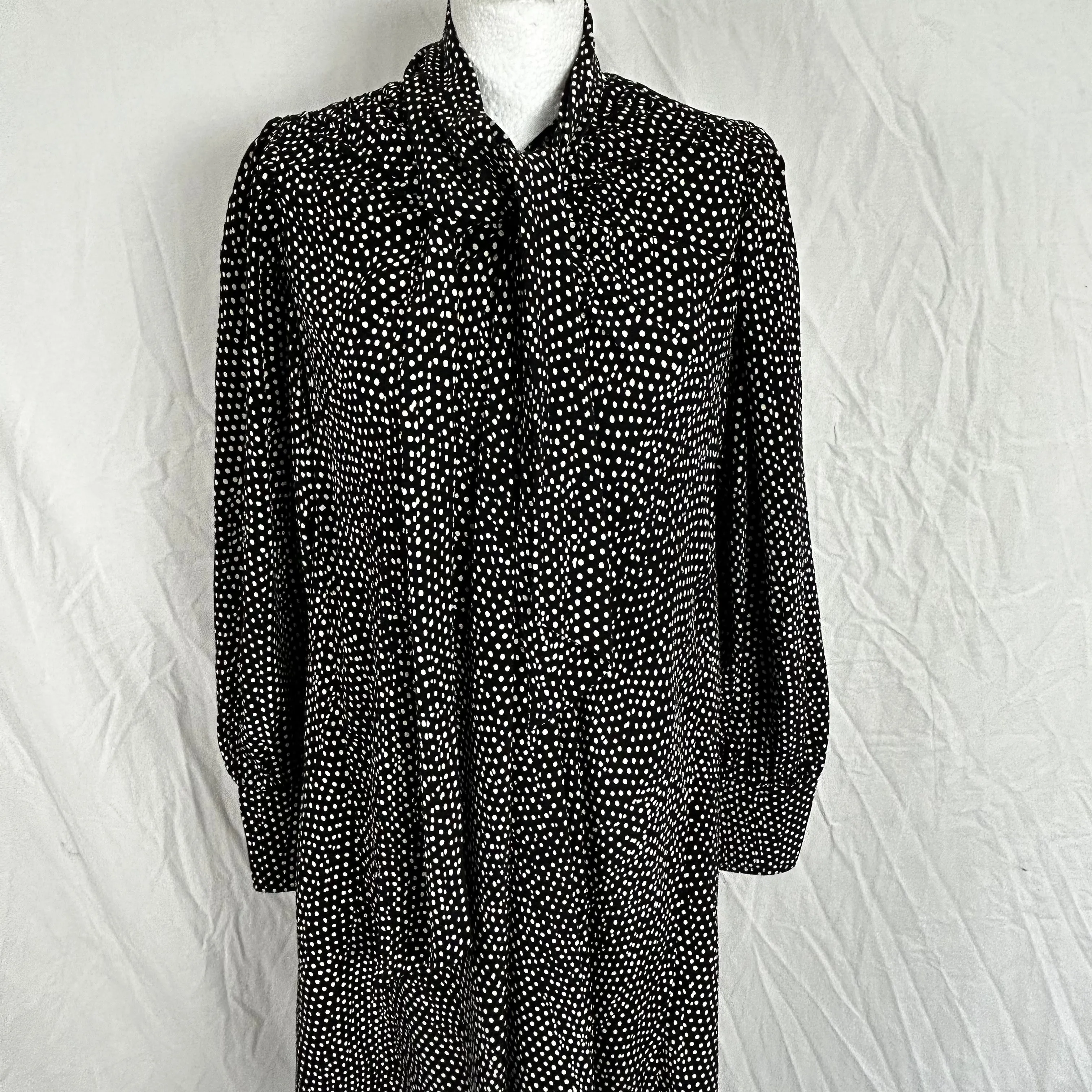 Isabel Marant Etoile Brand New 880 Monochrome Print Cleone Dress XXS