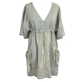 Isabel Marant Etoile Brand New Beige Linen Mix Midi Dress XS/S/M