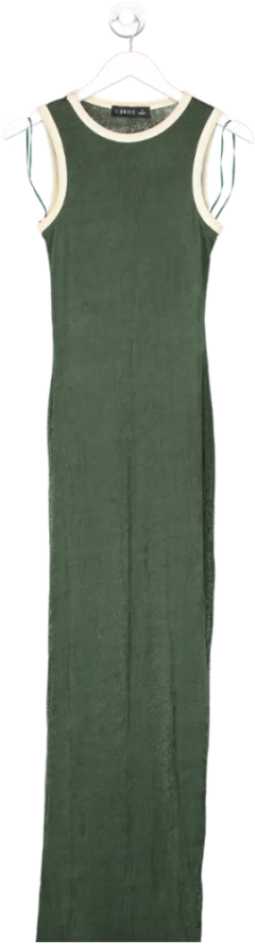 Lioness 97' Maxi Dress In Forest Green UK S