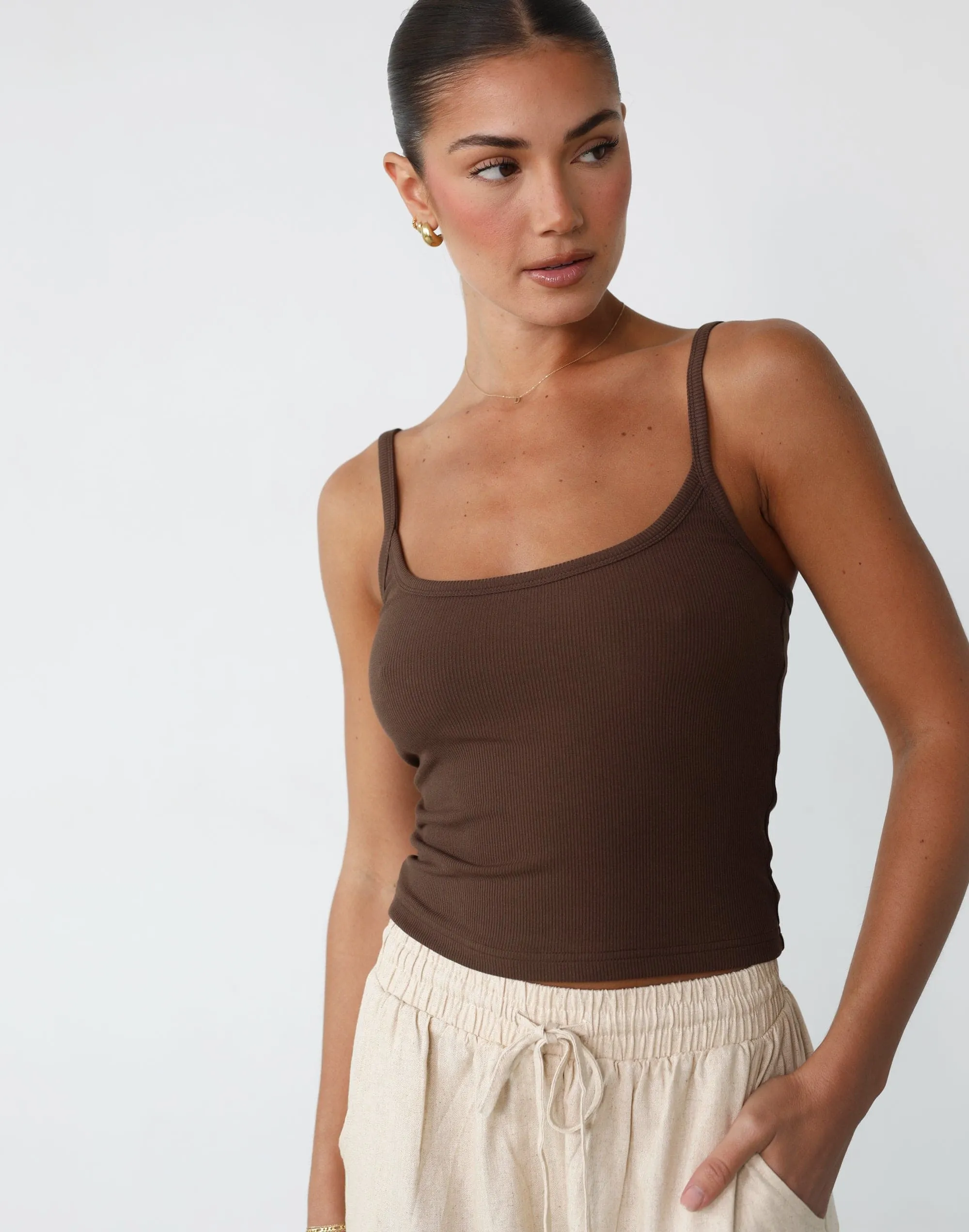 Malina Cami Top (Oak)