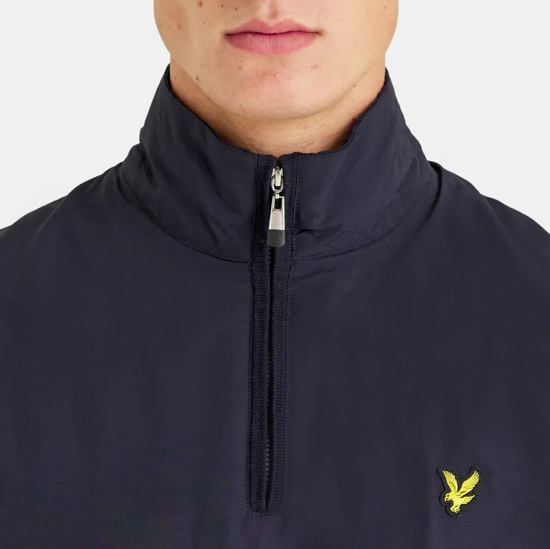 Overlay Quarter Zip Merino Knit Mid Layer Dark Navy - AW23