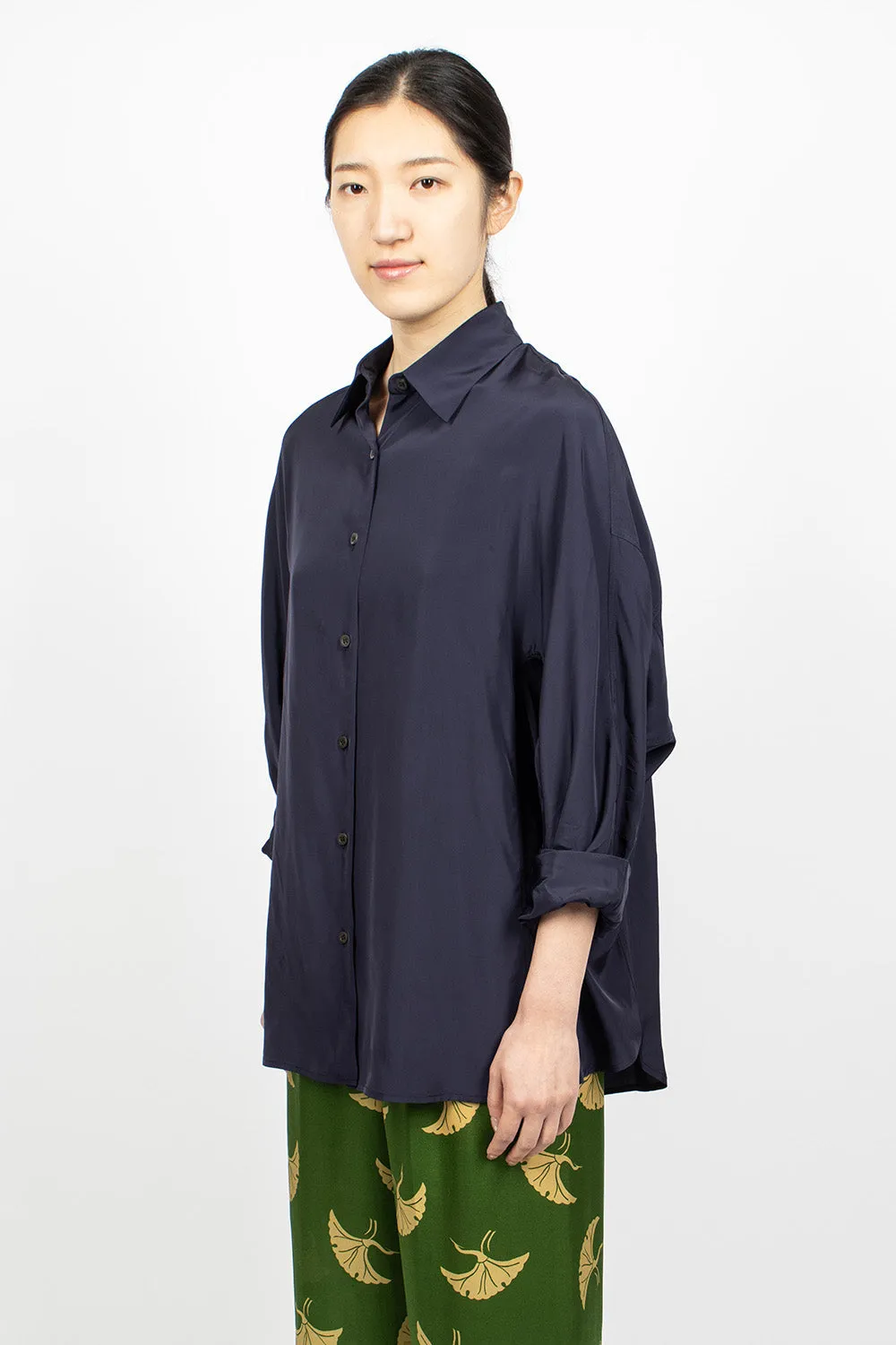 Oversized Shirt Navy