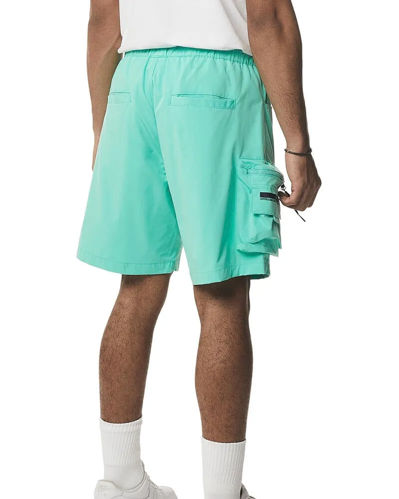 Pigmented Utility Nylon Cargo Shorts