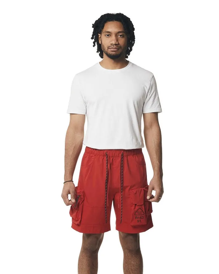 Pigmented Utility Nylon Cargo Shorts