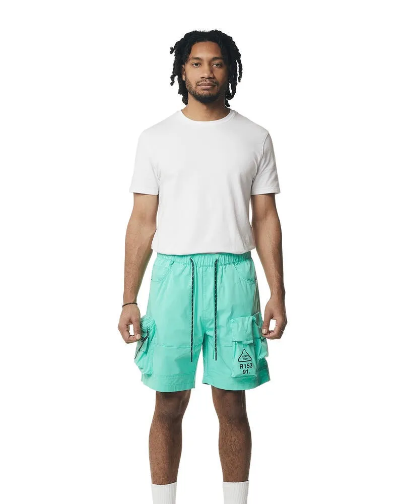 Pigmented Utility Nylon Cargo Shorts