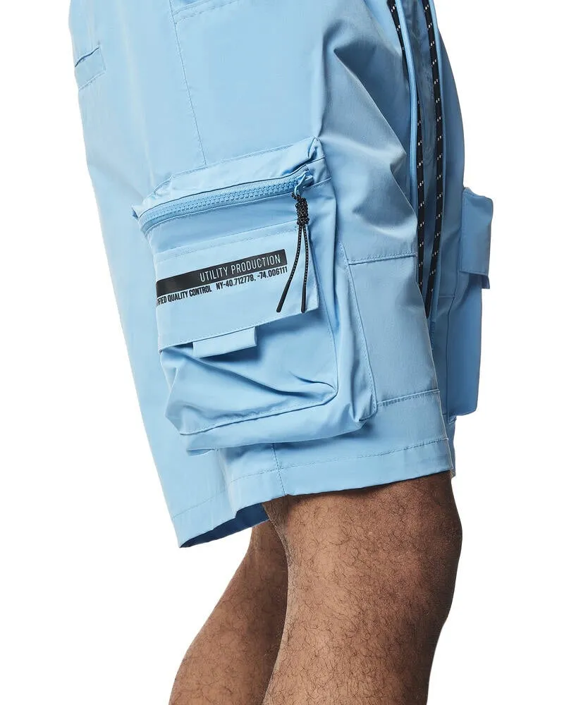 Pigmented Utility Nylon Cargo Shorts