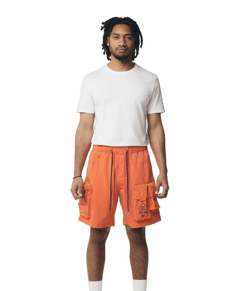 Pigmented Utility Nylon Cargo Shorts