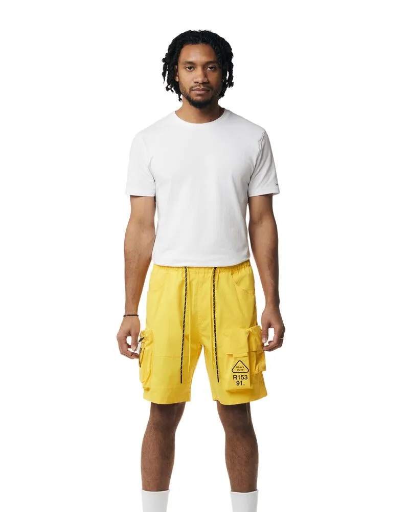 Pigmented Utility Nylon Cargo Shorts