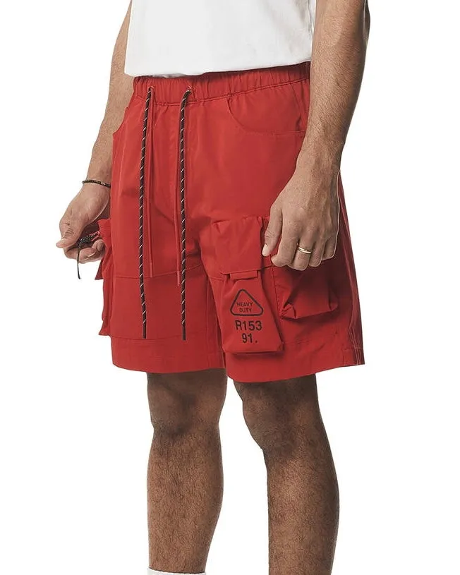 Pigmented Utility Nylon Cargo Shorts