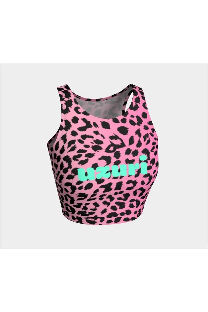 Pink Leopard Athletic Top