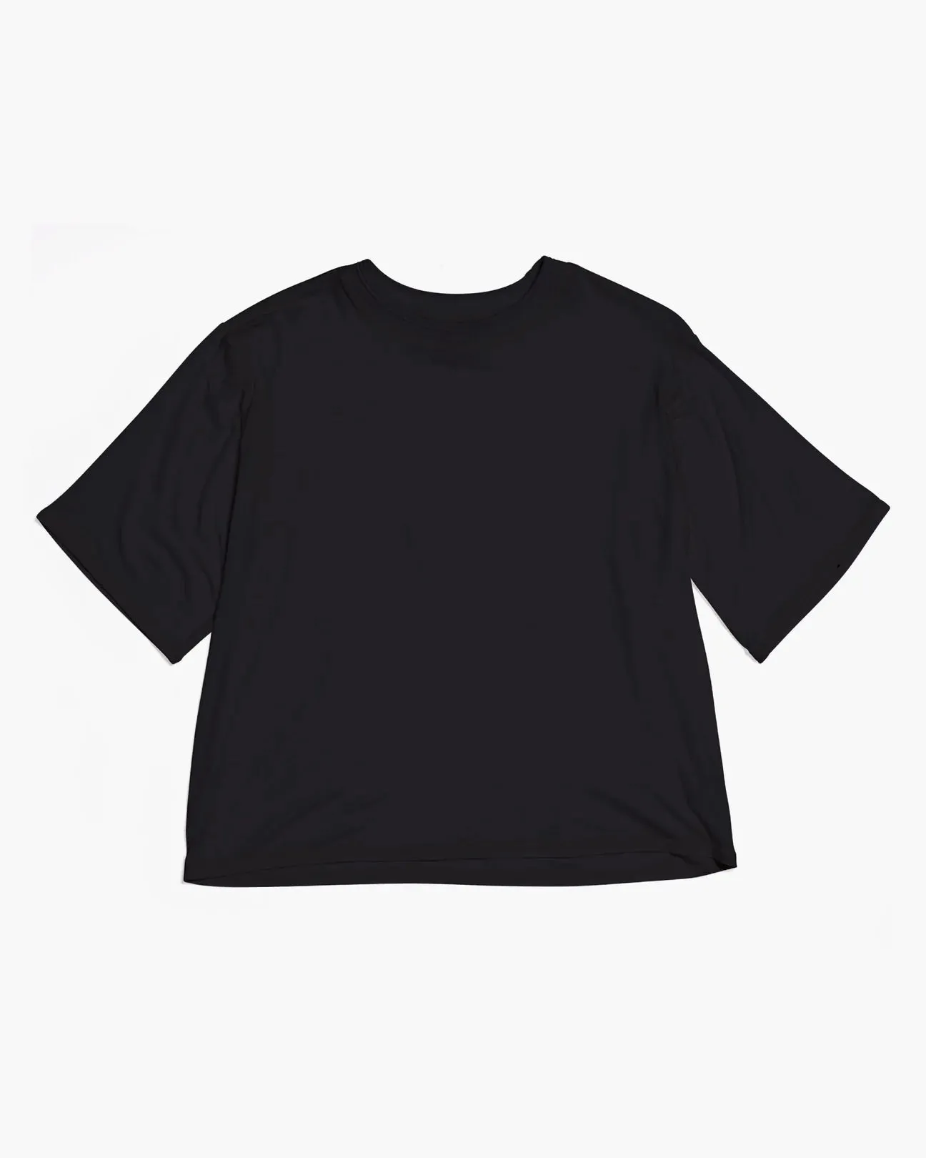 RicherPoorer Women's Recycled Jersey Elbow Sleeve Tee - Black