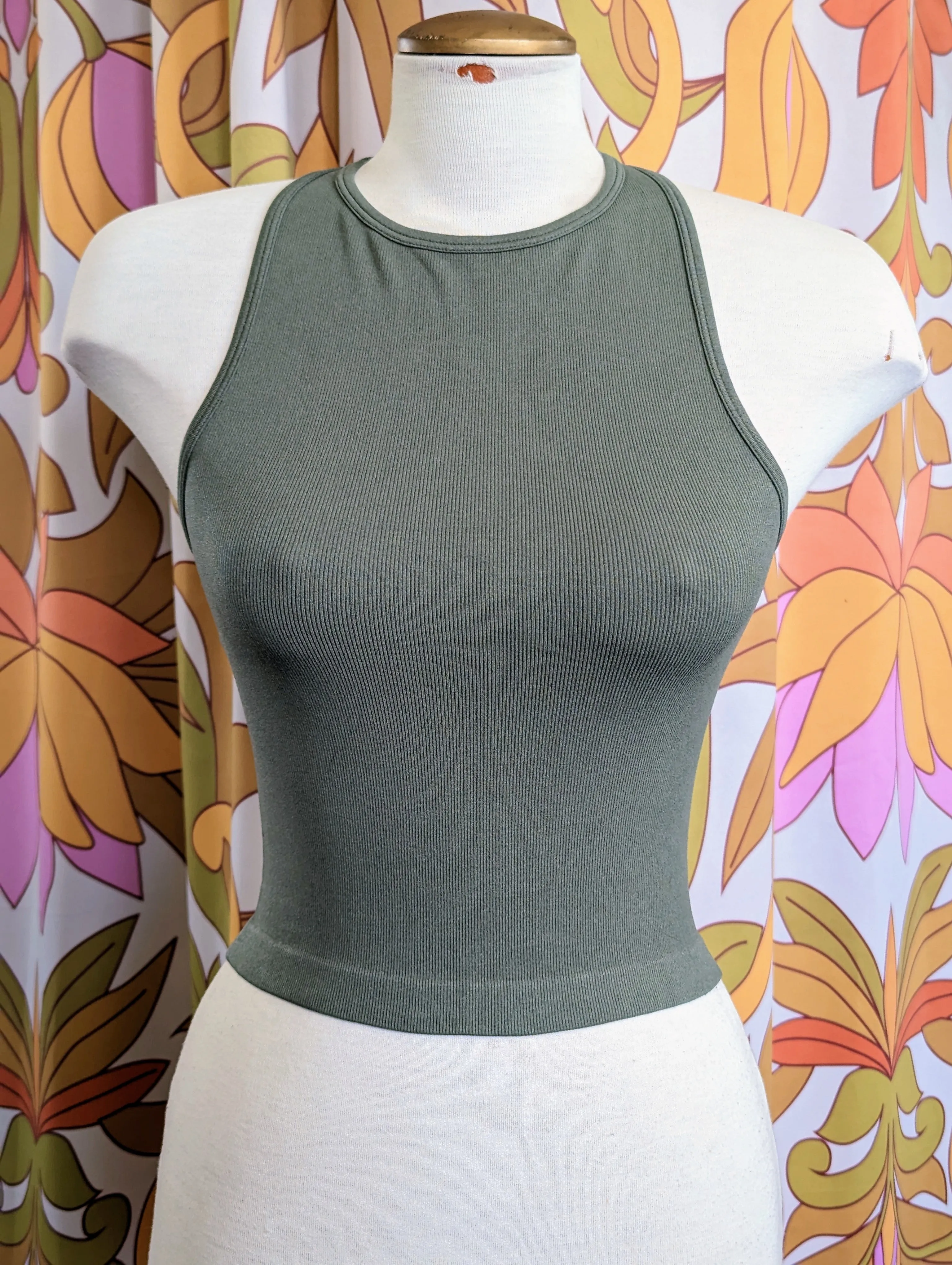 The High Neck Racerback Brami Top