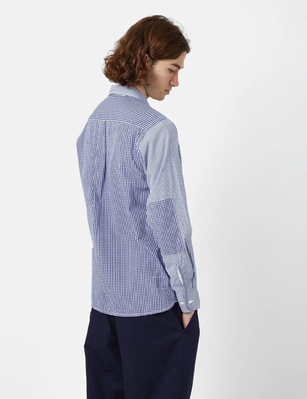 Universal Works Patched Shirt - Blue