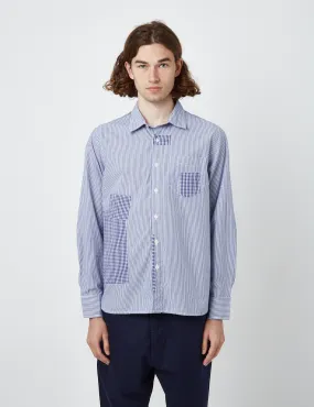 Universal Works Patched Shirt - Blue