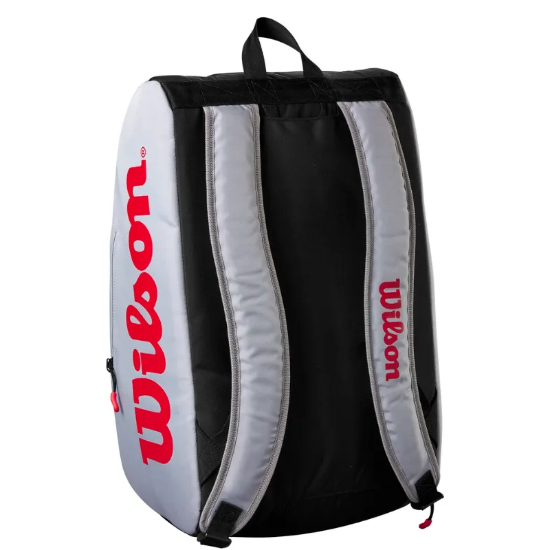 Wilson Pickleball Super Tour Bag - GrayBlack/Red