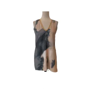 ZARA Tri-Colour Printed Sleeveless Top | Pre Loved |